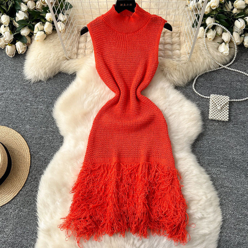 New European And American Style Sleeveless Dress