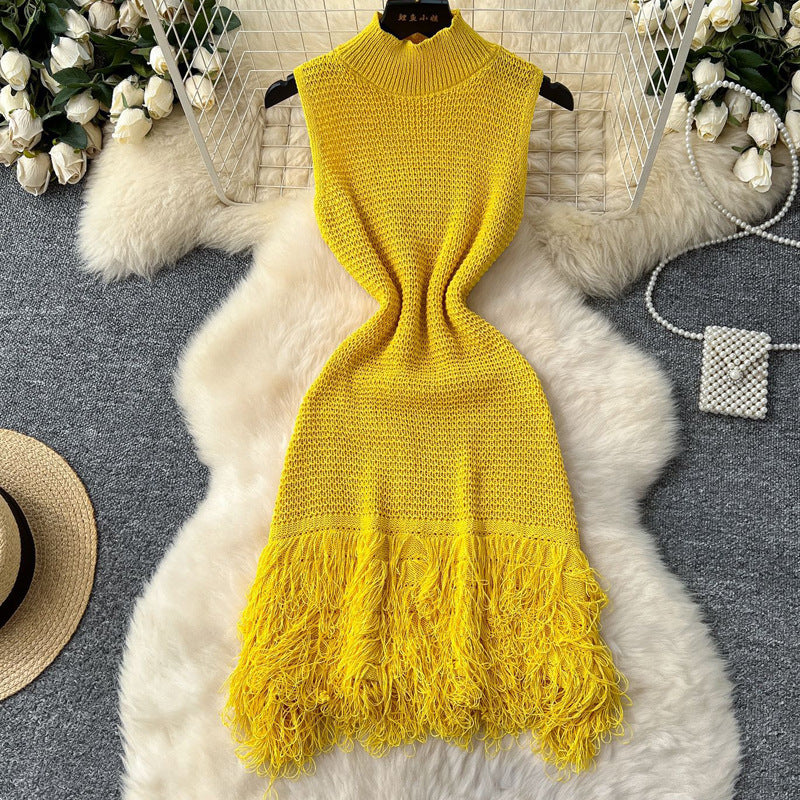 New European And American Style Sleeveless Dress