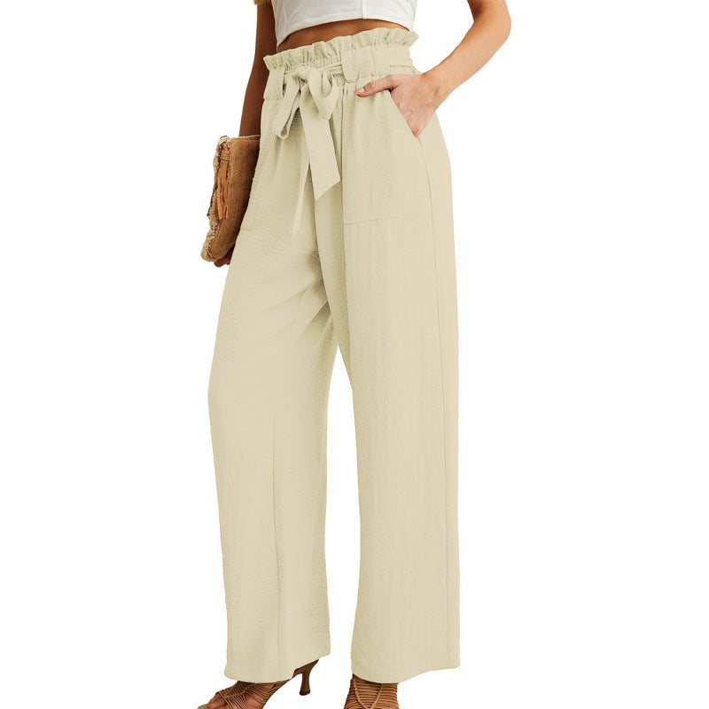 Adjustable Lace-up Tie Loose-fit Figure-flattering