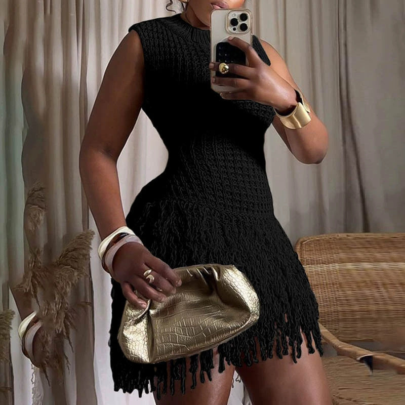 New European And American Style Sleeveless Dress