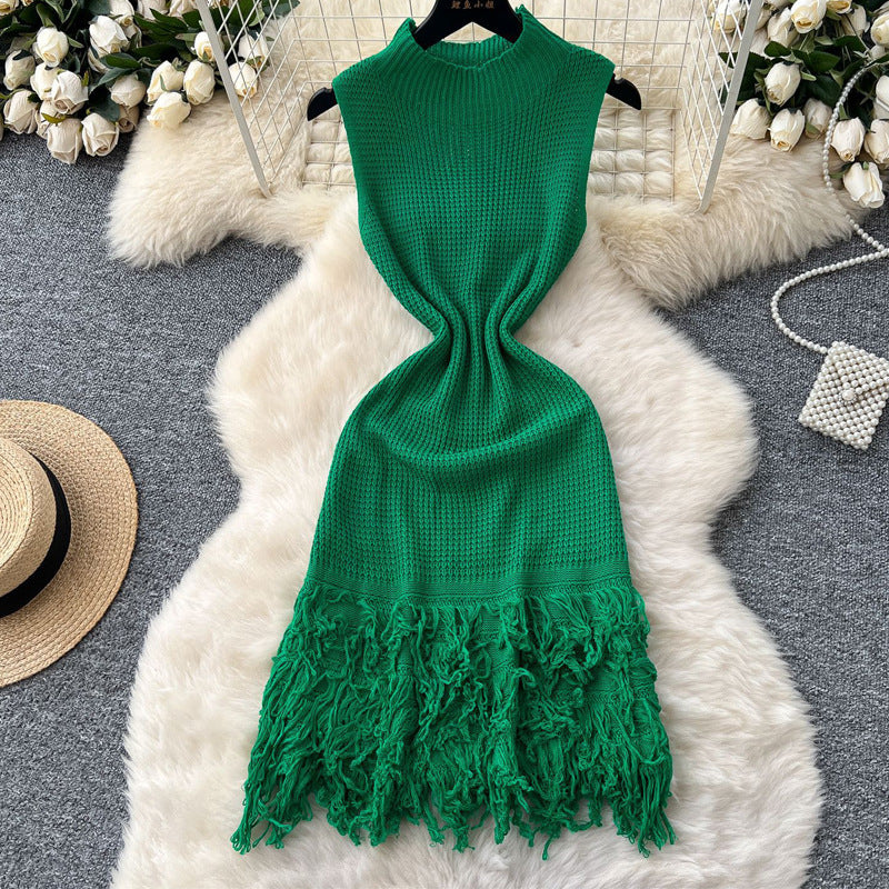 New European And American Style Sleeveless Dress